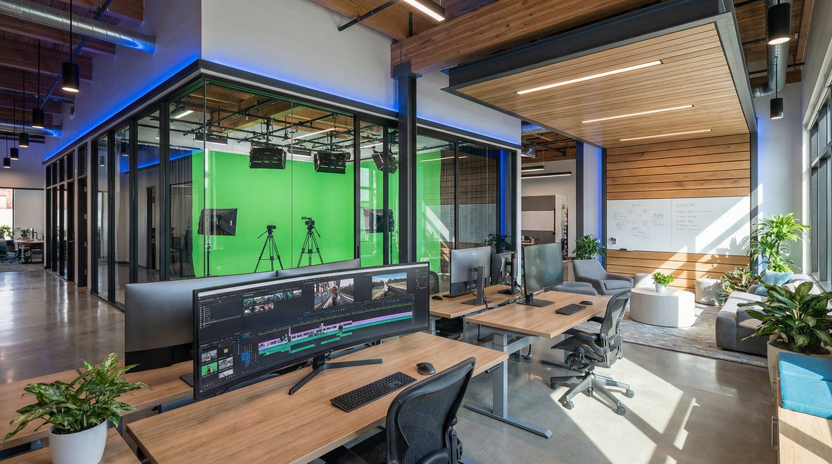 抖荫短视频公司办公环境